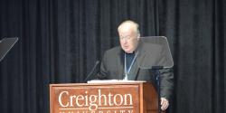 Bishop Robert McElroy of San Diego delivers keynote address