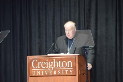 Bishop Robert McElroy of San Diego delivers keynote address