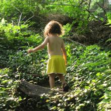 Child outdoors